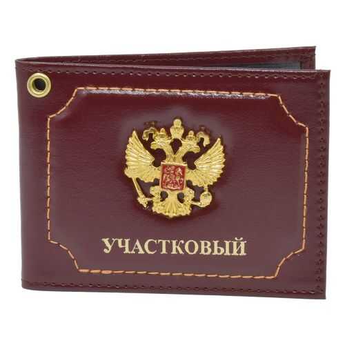 Обложка для удостоверения Mashinokom Участковый бордовая в Кира Пластинина