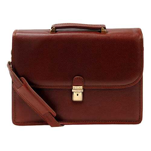 Портфель мужской Dr.Koffer P402104-02 коричневый в Кира Пластинина