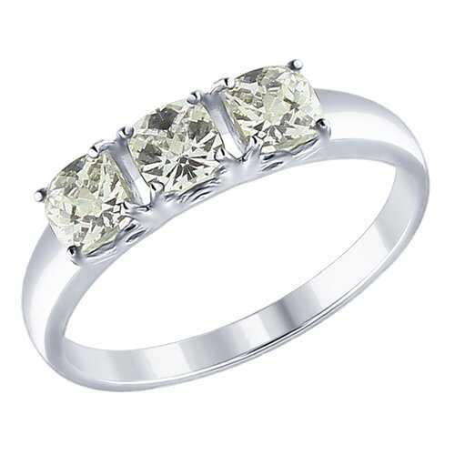 Кольцо женское SOKOLOV из серебра со Swarovski Zirconia 89010063 р.17 в Кира Пластинина