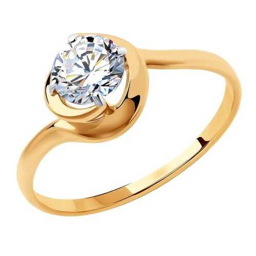 Кольцо женское SOKOLOV из золота со Swarovski Zirconia 81010451 р.17.5 в Кира Пластинина