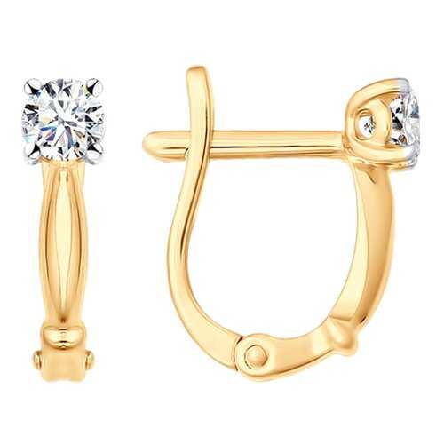 Серьги SOKOLOV из серебра со Swarovski Zirconia 89020080 в Кира Пластинина