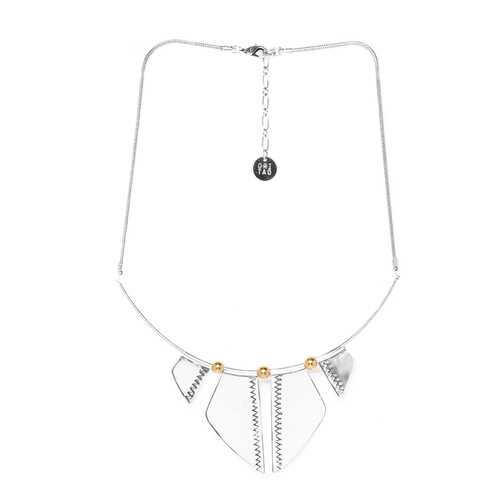 Колье женское ORI TAO OT-15-30360 серебристое/золотистое в Кира Пластинина
