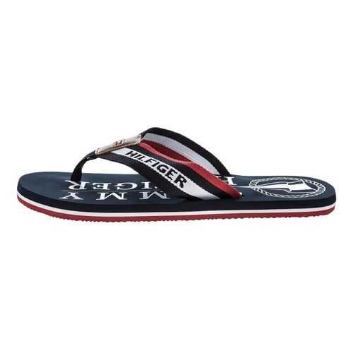 Шлепанцы мужские Tommy Hilfiger FM0FM02693 синие 44 US в Кира Пластинина