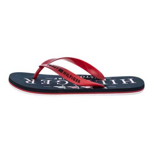 Шлепанцы мужские Tommy Hilfiger FM0FM02699 синие 42 US в Кира Пластинина