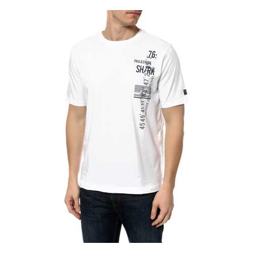 Футболка мужская Paul & Shark A18P1653SF(010) белая M в Кира Пластинина