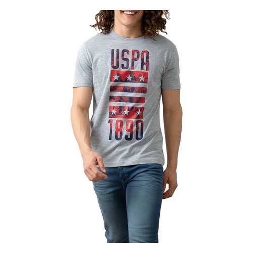 Футболка мужская U.S. POLO Assn. G081GL0110DETSKI серая S в Кира Пластинина