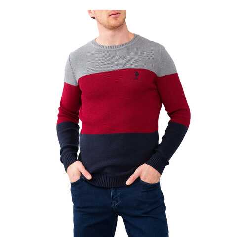 Джемпер мужской U.S. POLO Assn. G081SZ0TK0JOSASSK9 синий L в Кира Пластинина