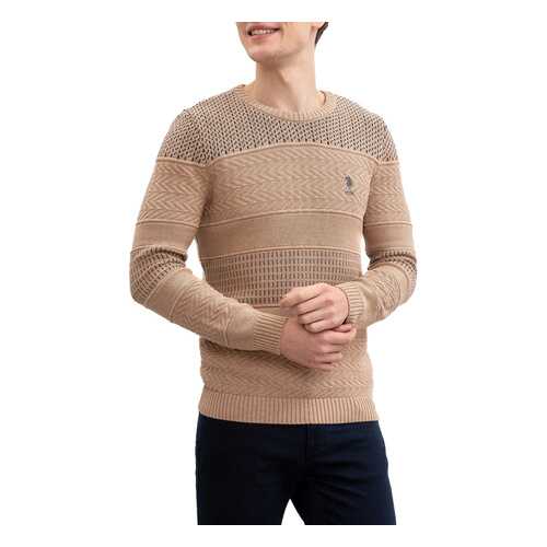 Джемпер мужской U.S. POLO Assn. G081SZ0TK0RUAR бежевый M в Кира Пластинина