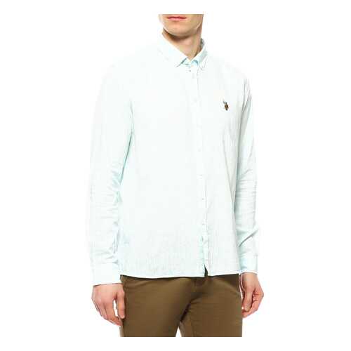 Рубашка мужская U.S. POLO ASSN. G081SZ0040SAMSA голубая M в Кира Пластинина