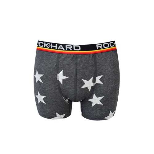 Боксеры мужские ROCKHARD 7003 ROCKHARD боксеры с рисунком (12) серые L в Кира Пластинина