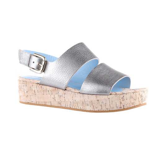 Босоножки женские Studio Pollini SA16894E01TF390B серебристые 39.5 RU в Кира Пластинина