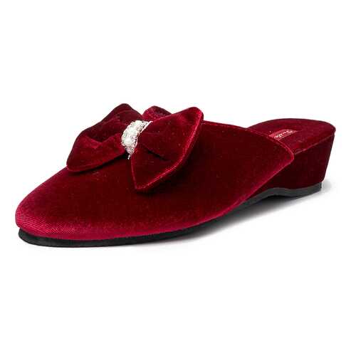 Домашние тапочки женские Smile of Milady DW-O-3-434-17 бордовые 40 RU в Кира Пластинина