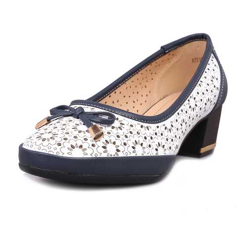 Туфли женские T.Taccardi 27306460 белые/синие 38 RU в Кира Пластинина