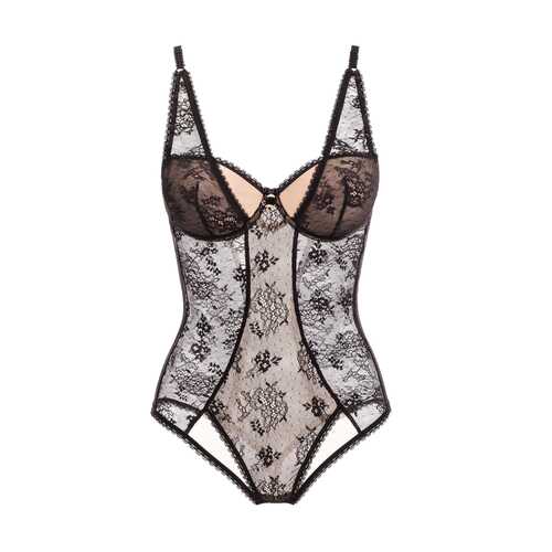Боди женское GRACIJA-RIM 10396-002839 черное 70D в Кира Пластинина