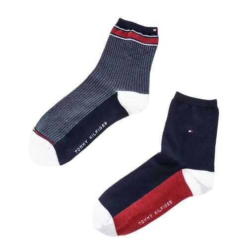 Набор носков женских Tommy Hilfiger 320104001 синих 35-38 US в Кира Пластинина