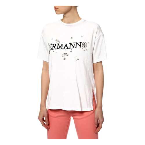 Футболка женская Ermanno Scervino 42TTS07/00888 белая 38 IT в Кира Пластинина