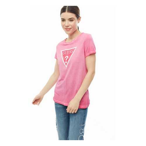 Футболка женская Guess W0YI13-R5JK1 розовая S в Кира Пластинина