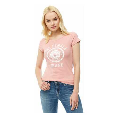 Футболка женская TOM TAILOR 1014715-11056 розовая XL в Кира Пластинина