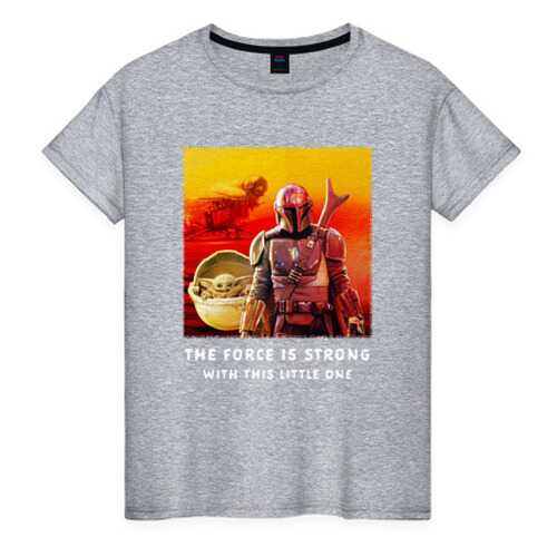 Футболка женская ВсеМайки 2147231 серая XXXL в Кира Пластинина