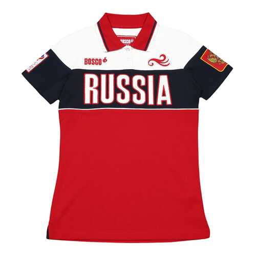 Поло женское BOSCO C0037B0 красное S в Кира Пластинина