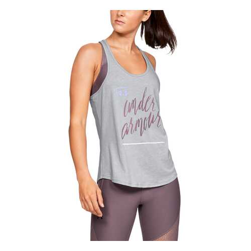 Майка женская Under Armour 1330343-011 серая M в Кира Пластинина