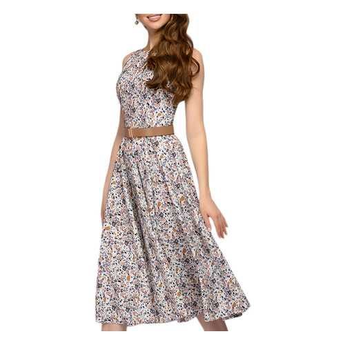 Платье женское D&M by 1001DRESS 0112001-01569MC белое XS в Кира Пластинина