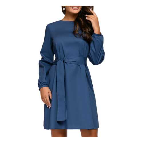 Платье женское D&M by 1001DRESS 0112001-01958BL синее S в Кира Пластинина