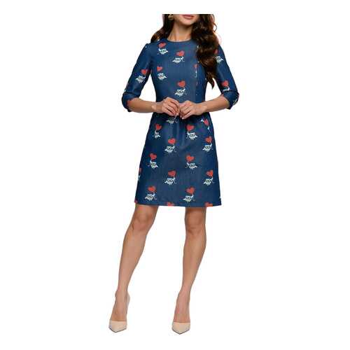 Платье женское D&M by 1001DRESS DM00602DB синее XL в Кира Пластинина